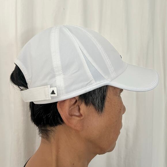 Adidas AEROREADY Performance Cap – White – Adjustable – Unisex - Picture 2 of 8